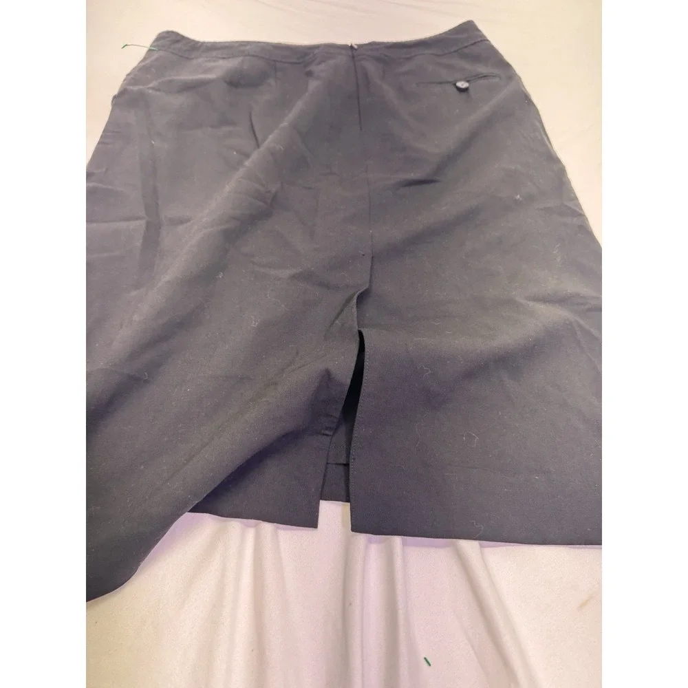 Banana Republic Black Midi Pencil Skirt Stretch Career Women's‎ 10 Stretch Pride